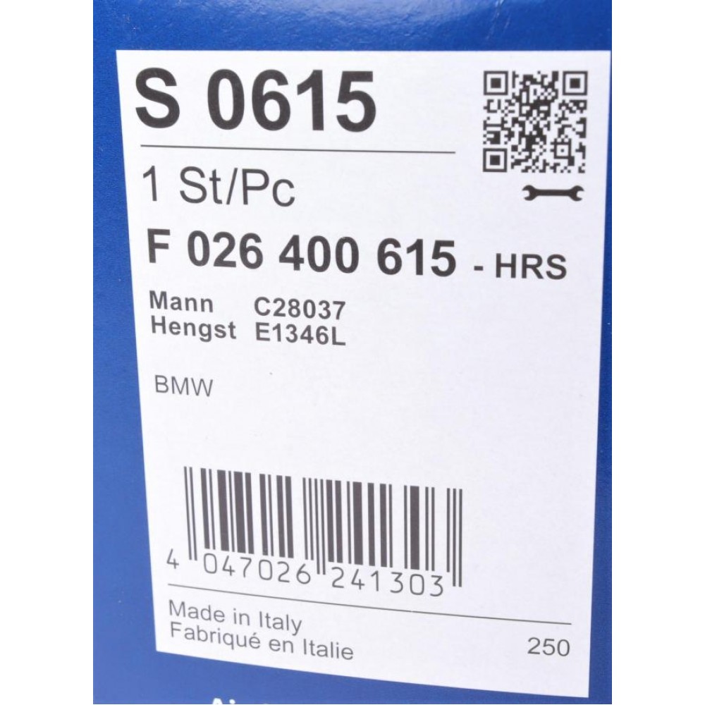 Фільтр повітряний BMW 5 (G30,F90) 15-