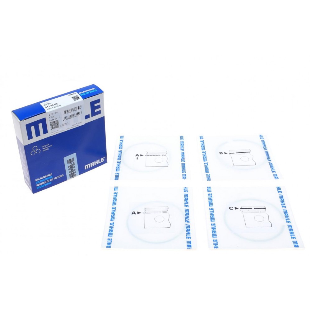 011 69 N0 MAHLE Комплект поршневих кілець