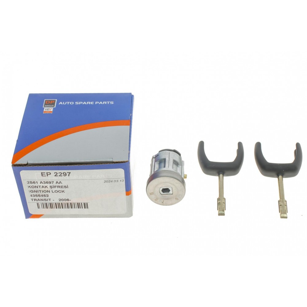 Сердцевина замка запалювання Ford Transit 06- (з ключами)