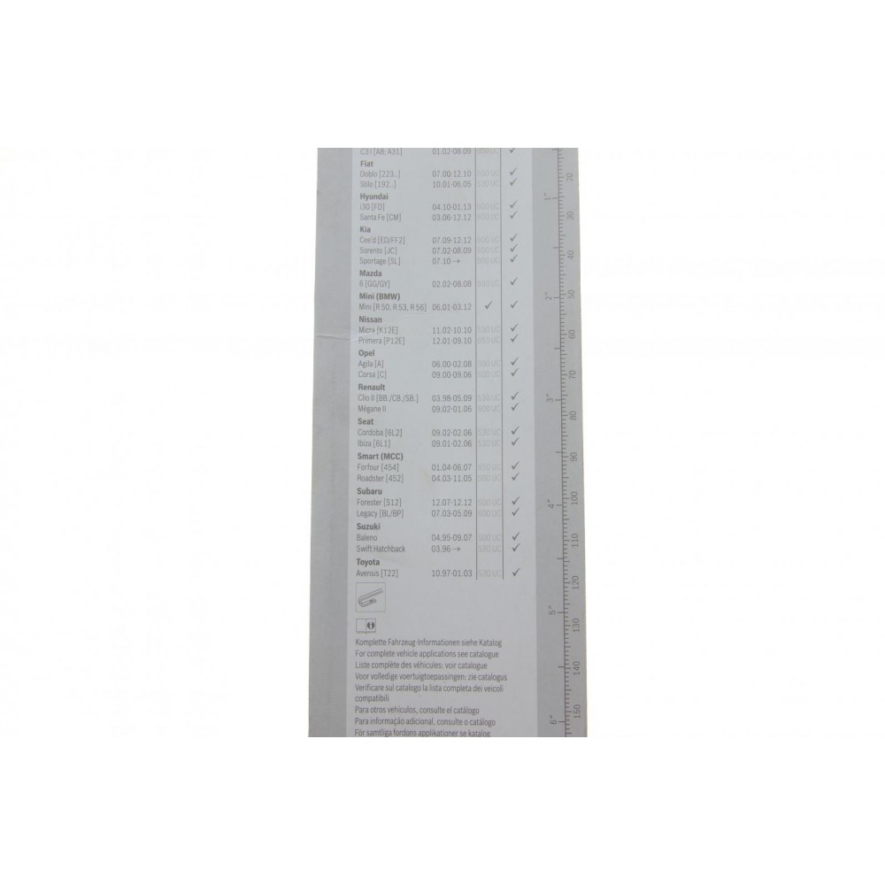 Щітка склоочисника (450мм) Fiat Doblo/Fiorino/Ford Transit/MB Vito (W638) 79-