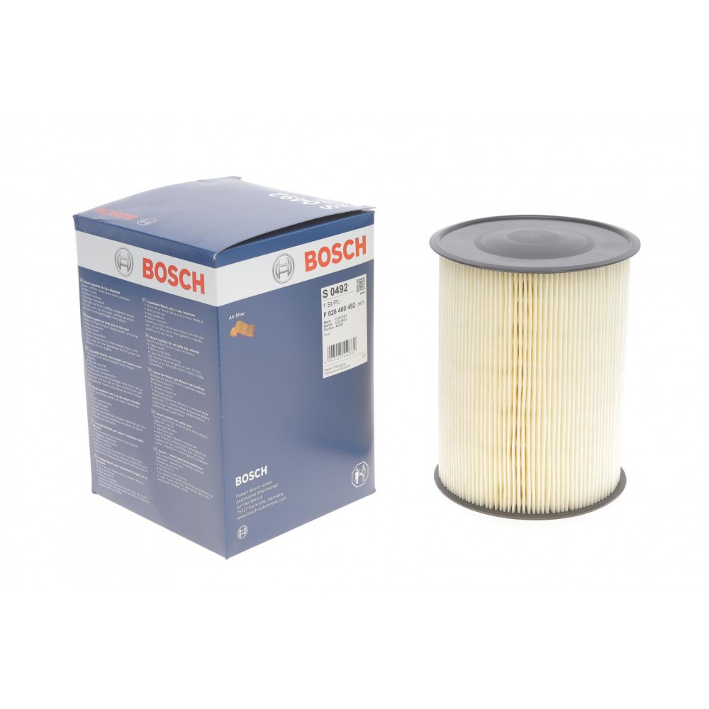 F 026 400 492 BOSCH Повітряний фільтр