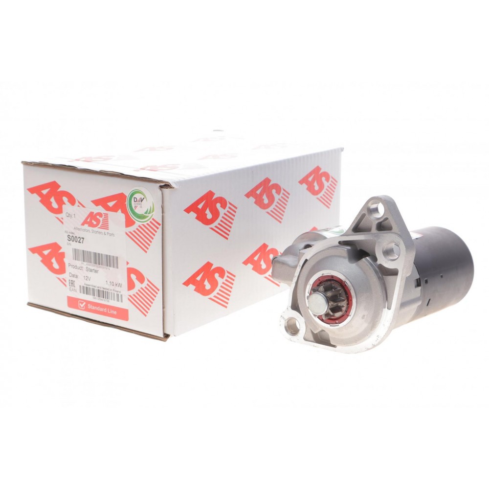 Стартер Audi A3/Ford Galaxy/VW Caddy/Golf/Passat/Skoda Octavia 1,4-2.0/1.9 SDI/TDI 91-05 (1.1kw) (z=9)