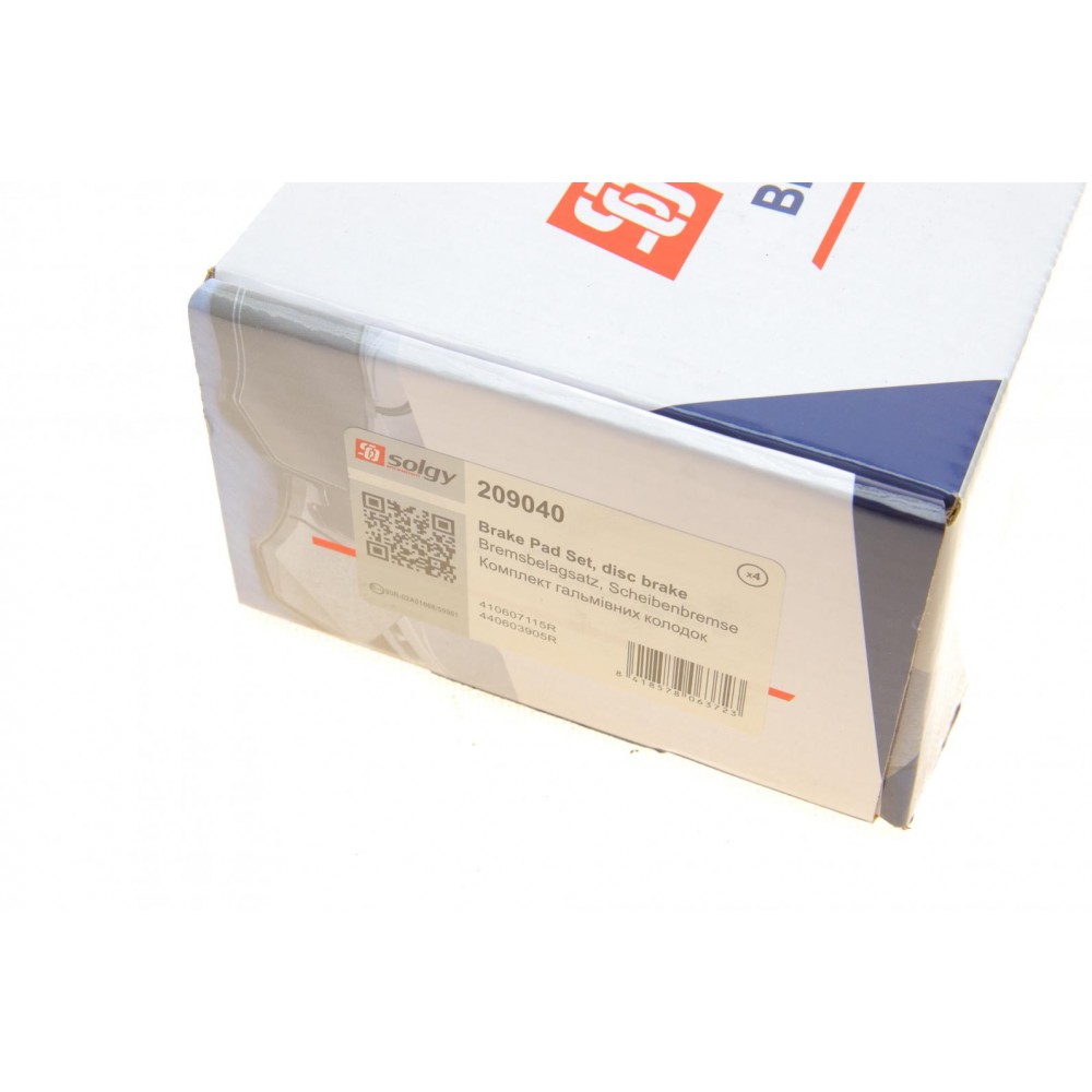 Колодки гальмівні (передні) Renault Fluence/Megane/Scenic 08-