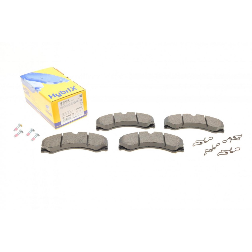 22-0262-0 METELLI Комплект гальмівних колодок дисковий гальм