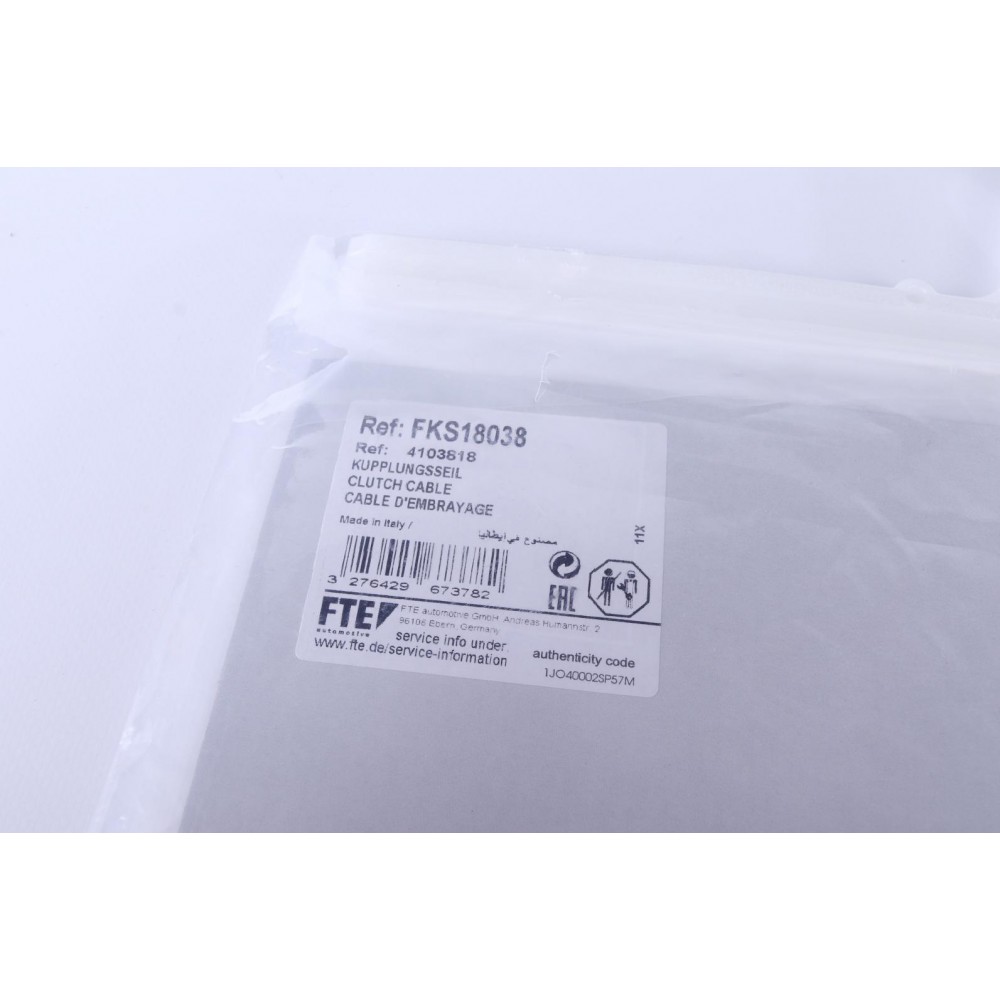 Трос зчеплення Fiat Scudo/Citroen Jumpy 1.9D/TD/2.0 98-06 (з авторегул.) (973/632 мм) = FKS18038