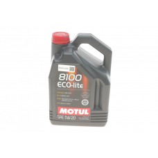 Олива моторне 100% синтетичне MOTUL 8100 Eco-lite 5W-20, 5л (841451) (109104)