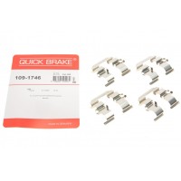 109-1746 QUICK BRAKE Комплектуючі колодки дискового гальма