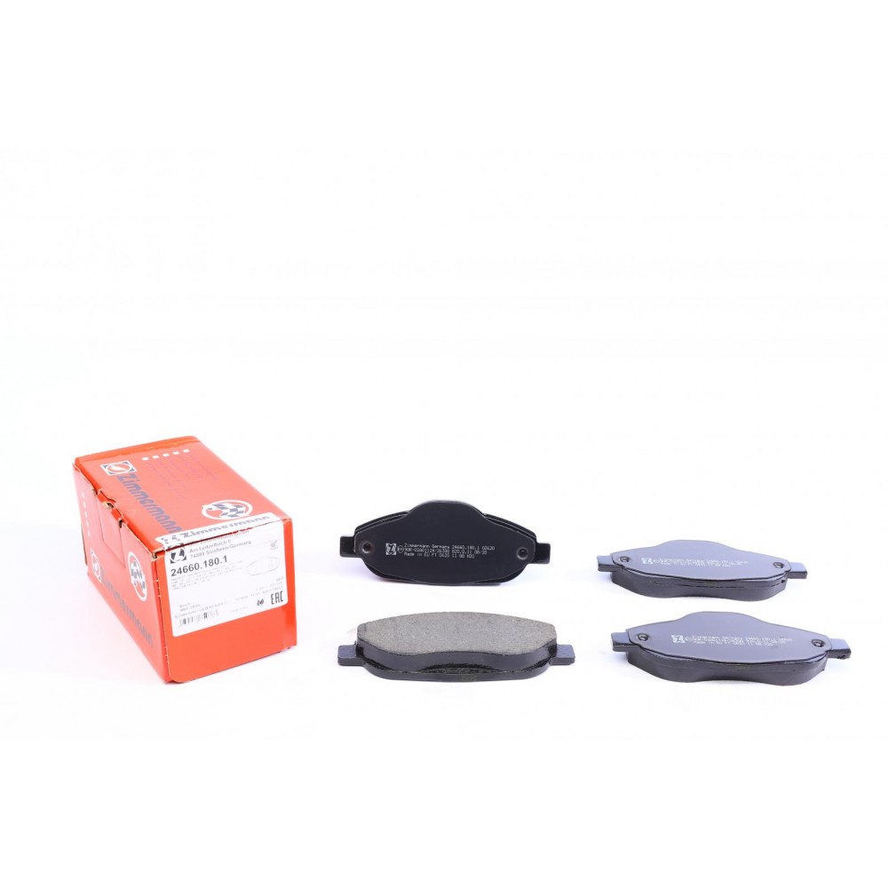 24660.180.1 ZIMMERMANN Комплект гальмівних колодок дисковий гальм