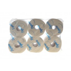 Рушник паперовий (білий) (к-кт 6 шт.) ''Феррет'' 2 шари/з перфорацією/100 м