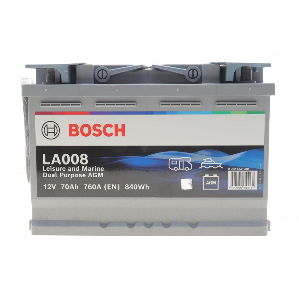 Акумулятор Bosch 12В/70Ач/760А BOSCH 0092LA0080
