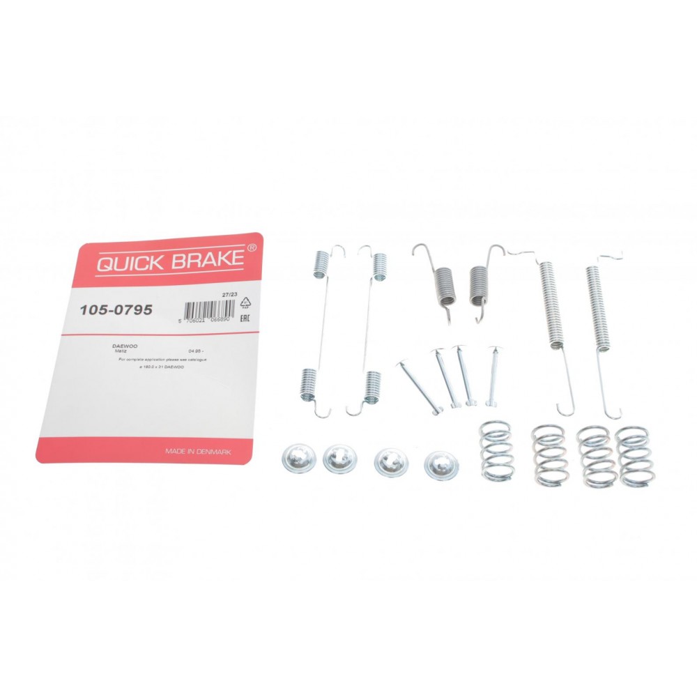 105-0795 QUICK BRAKE Комплектуючі гальмівна колодка