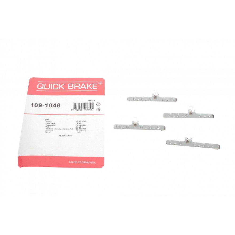 109-1048 QUICK BRAKE Комплектуючі колодки дискового гальма