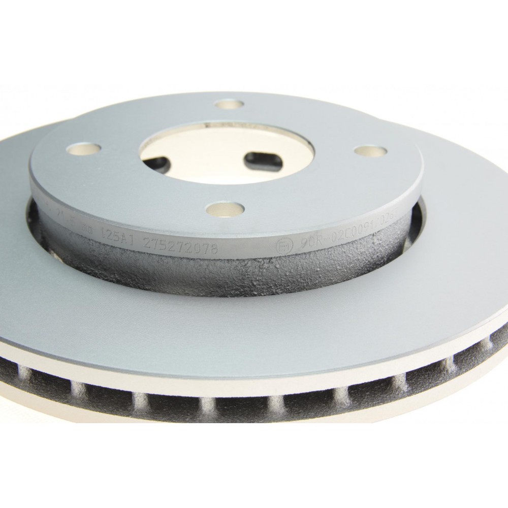 Диск гальмівний (передній) Mitsubishi Colt 04-12/Smart Forfour 04-06 (256x24)