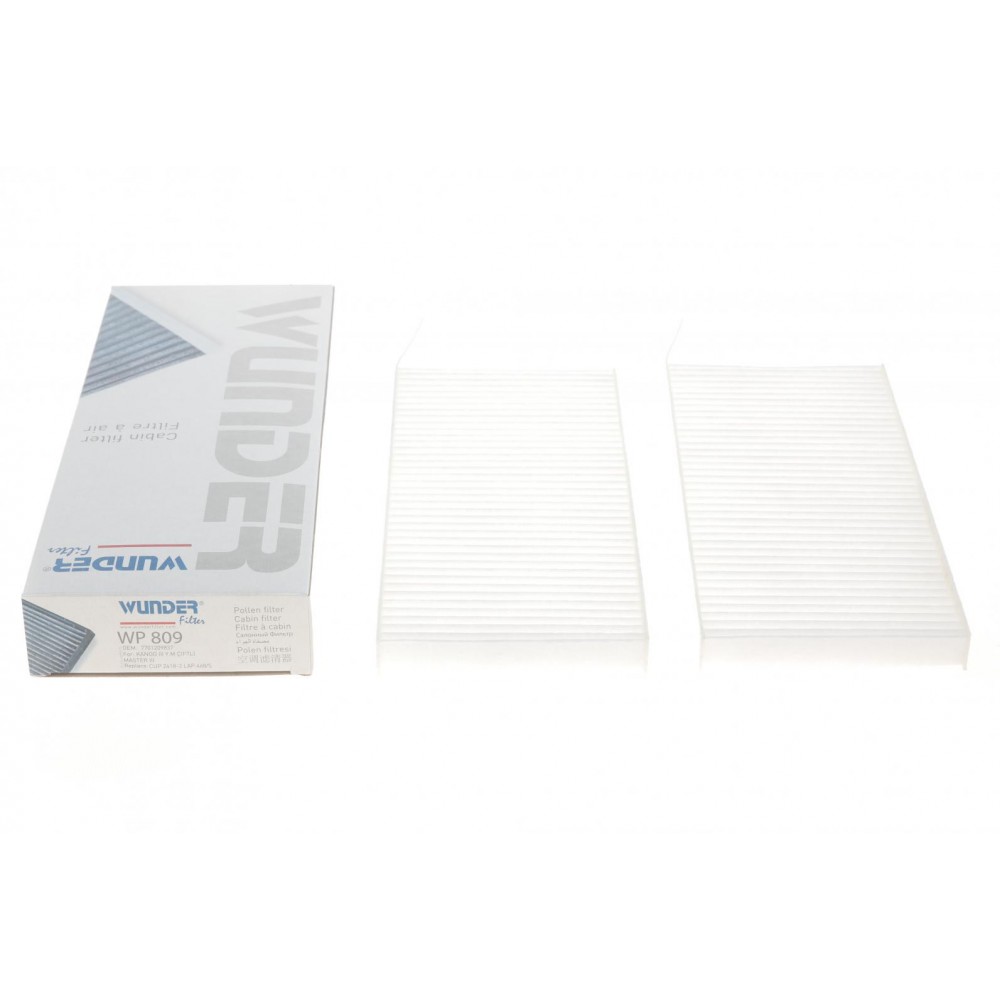 Фільтр салону Renault Kangoo 08-/ Master 10- (к-кт 2шт)