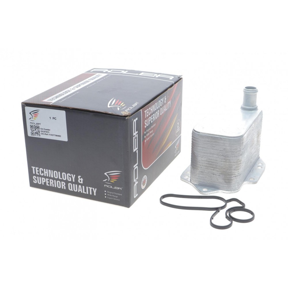 Радіатор масляний BMW 3 (E90/E93)/5 (E60/E61)/6 (E63/E64) 02-13 (теплообмінник) M57