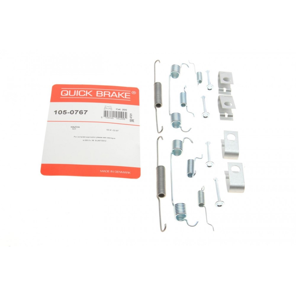 105-0767 QUICK BRAKE Комплектуючі гальмівна колодка