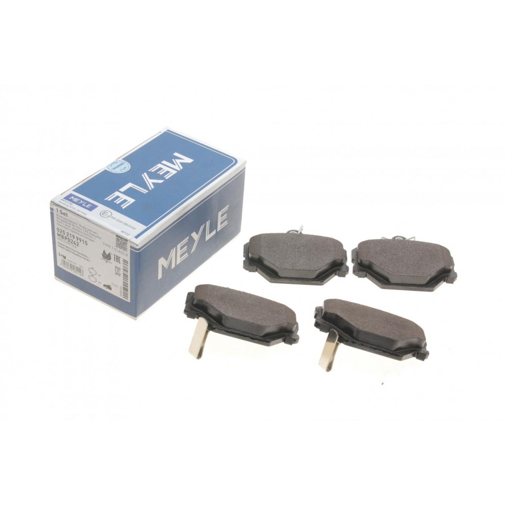 025 219 9915 MEYLE Комплект гальмівних колодок дисковий гальм
