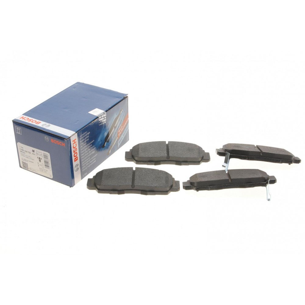 0 986 424 722 BOSCH Комплект гальмівних колодок дисковий гальм