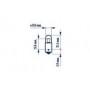 Автолампа T2W 12V 2W BA7s Standard