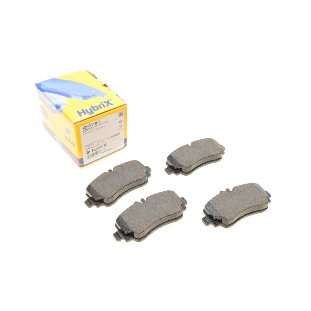 22-0310-0 METELLI Комплект гальмівних колодок дисковий гальм