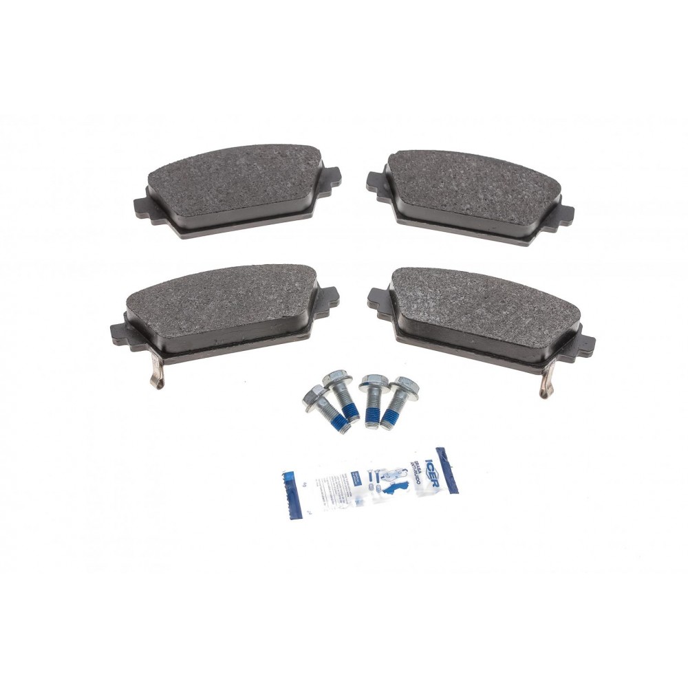 181286-701 ICER Комплект гальмівних колодок дисковий гальм