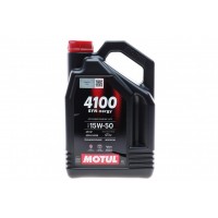 Олива моторне MOTUL 4100 Syn-nergy SAE 15W50 4л (386307)