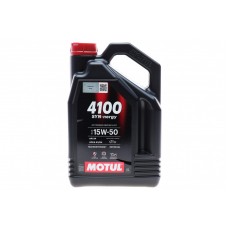 Олива моторне MOTUL 4100 Syn-nergy SAE 15W50 4л (386307)