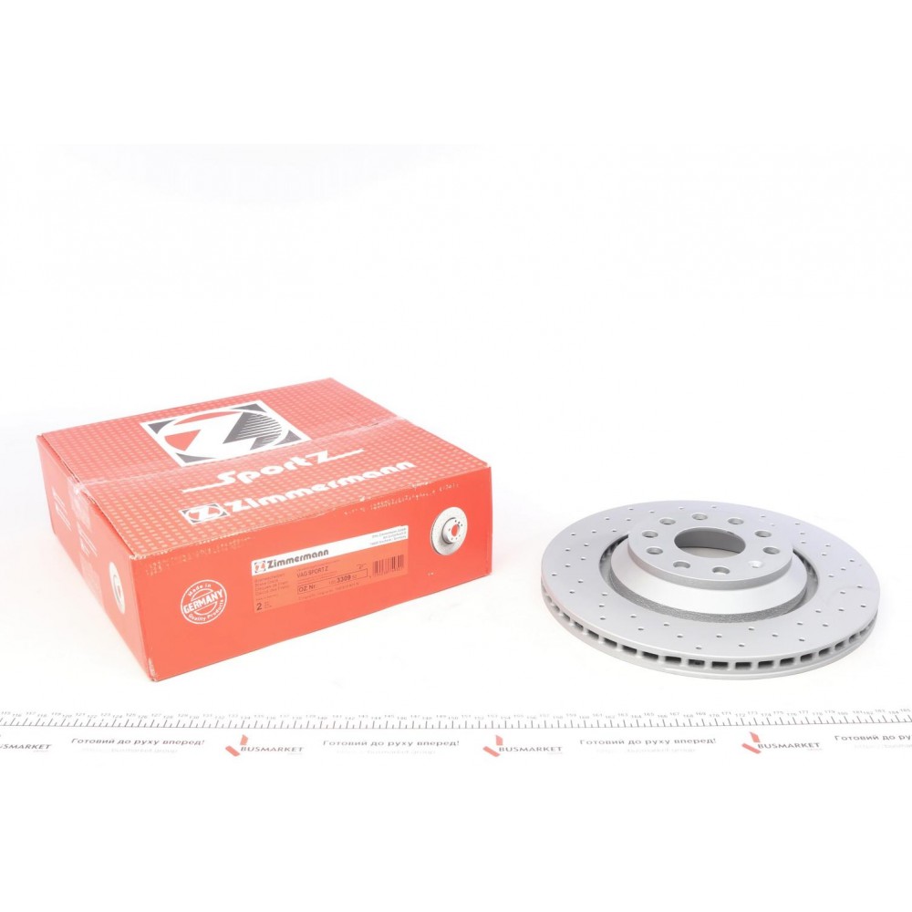 100.3309.52 ZIMMERMANN Гальмівний диск