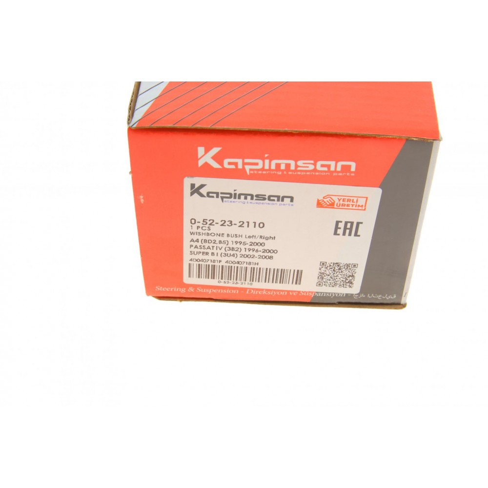 Сайлентблок важеля (переднього/знизу/спереду/ззовні) Audi A6 C5/ VW Passat 95-05