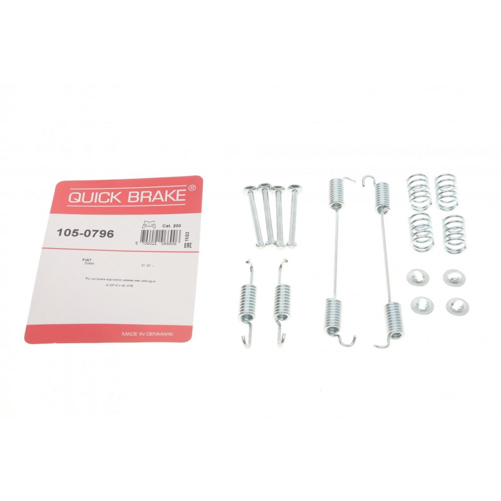 105-0796 QUICK BRAKE Комплектуючі гальмівна колодка