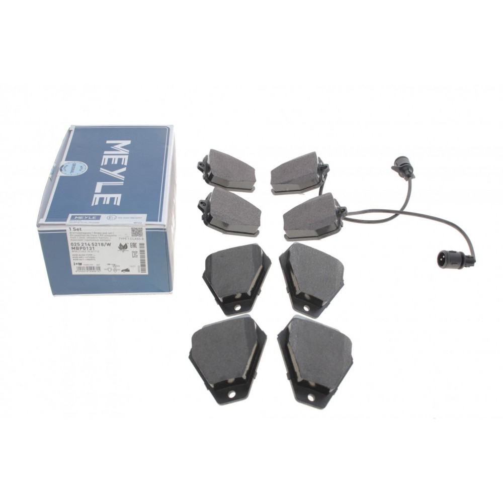 025 214 5218/W MEYLE Комплект гальмівних колодок дисковий гальм