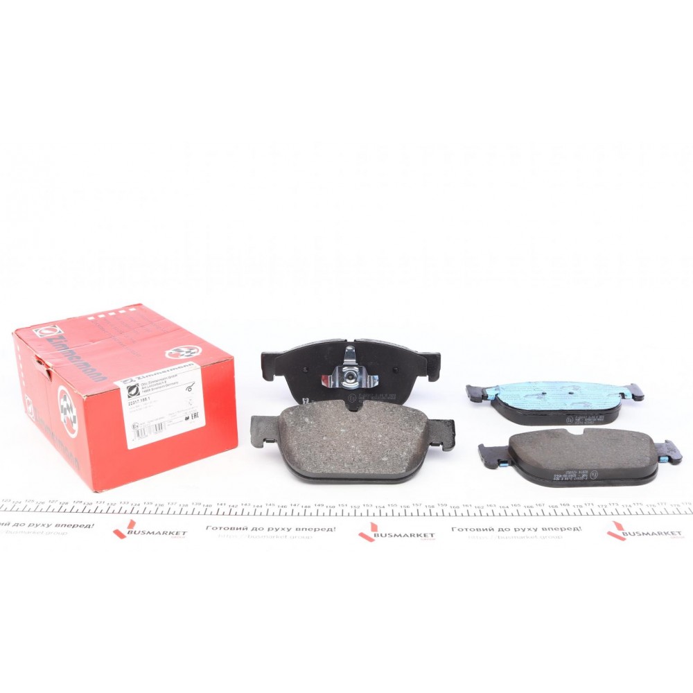 22317.185.1 ZIMMERMANN Комплект гальмівних колодок дисковий гальм