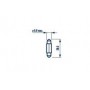 Автолампа C3W 12V 3W SV7 Standard (8x28mm)