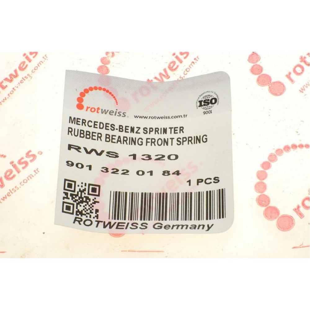 Кронштейн подушки ресори передній (червоний) MB Sprinter 96-06 (R)