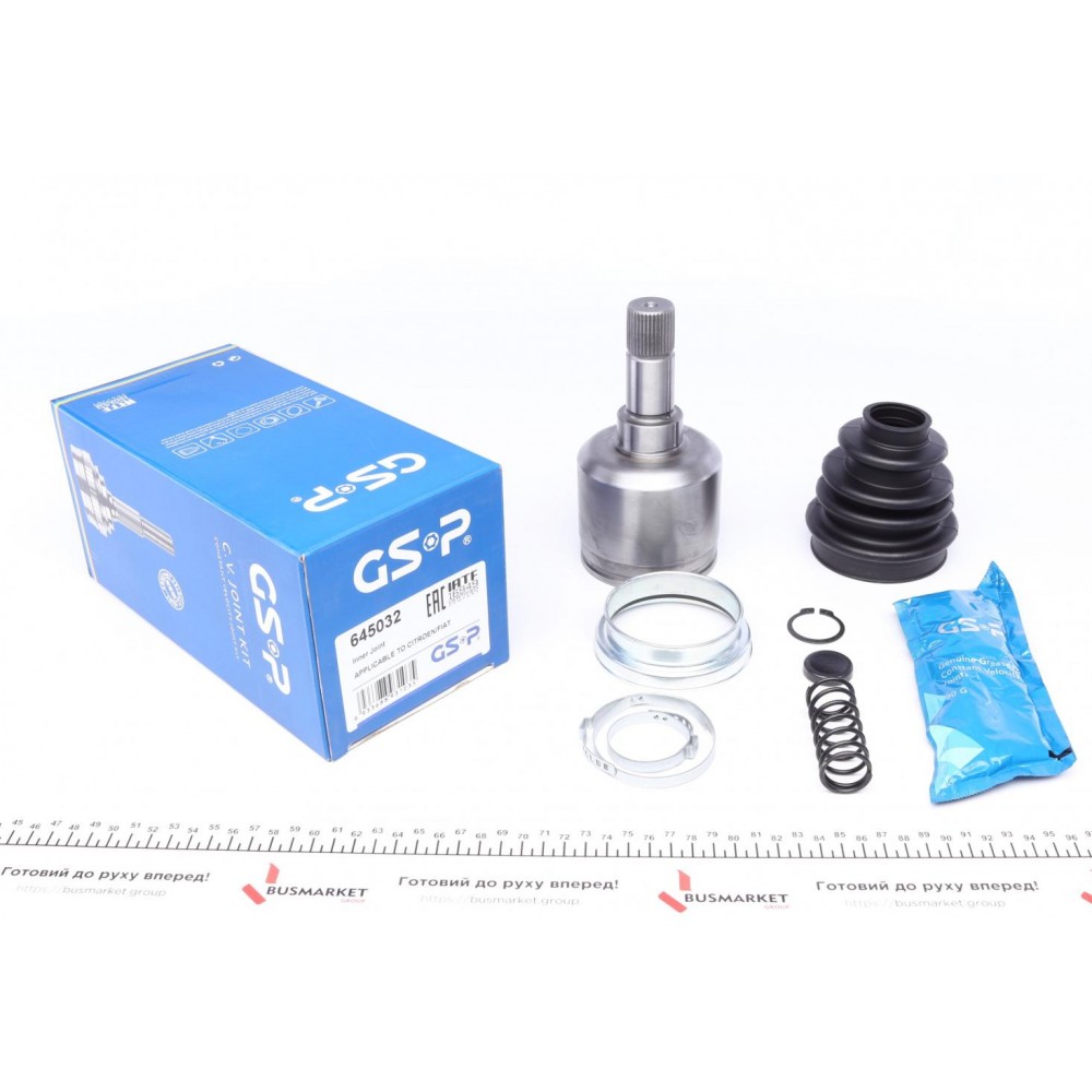 645032 GSP Шарнирный комплект, Привідний вал