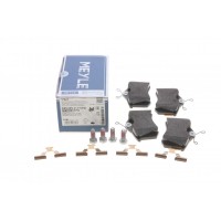 025 209 6117/PD MEYLE Комплект гальмівних колодок дисковий гальм