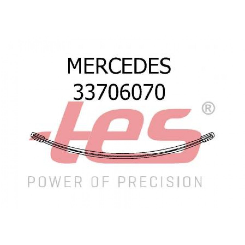 Ресора передня MB Sprinter 412-416-616CDI (2-ох лист.) (18mm+13mm) (100/650/650)