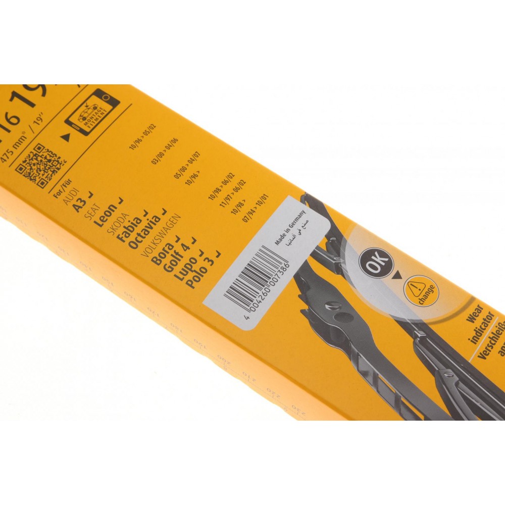 Щітка склоочисника (475mm) VW Polo/Golf IV/Skoda Octavia 94-10