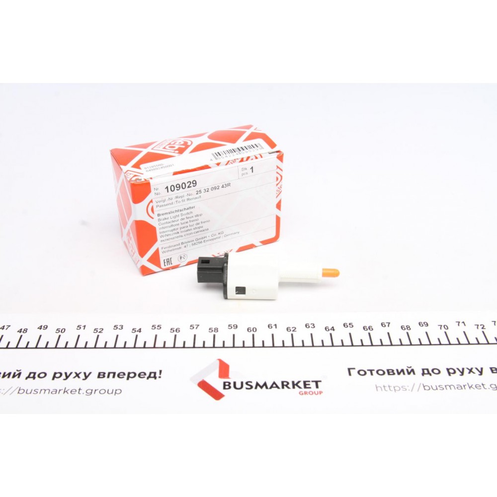 109029 FEBI BILSTEIN Вимикач ліхтаря сигналу гальмування