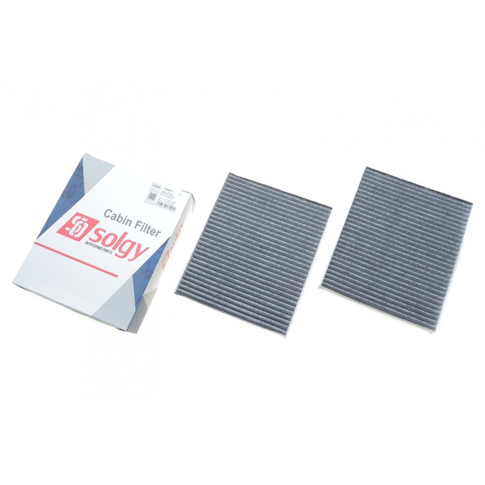 Фільтр салону BMW 5 (F10)/7 (F01) 2.0-6.0 08- (вугільний) (к-кт 2 шт.)