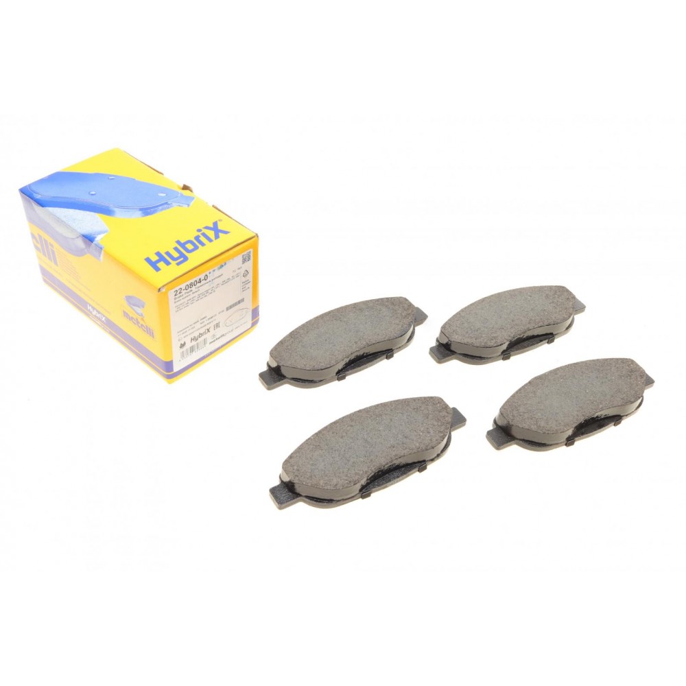 22-0804-0 METELLI Комплект гальмівних колодок дисковий гальм