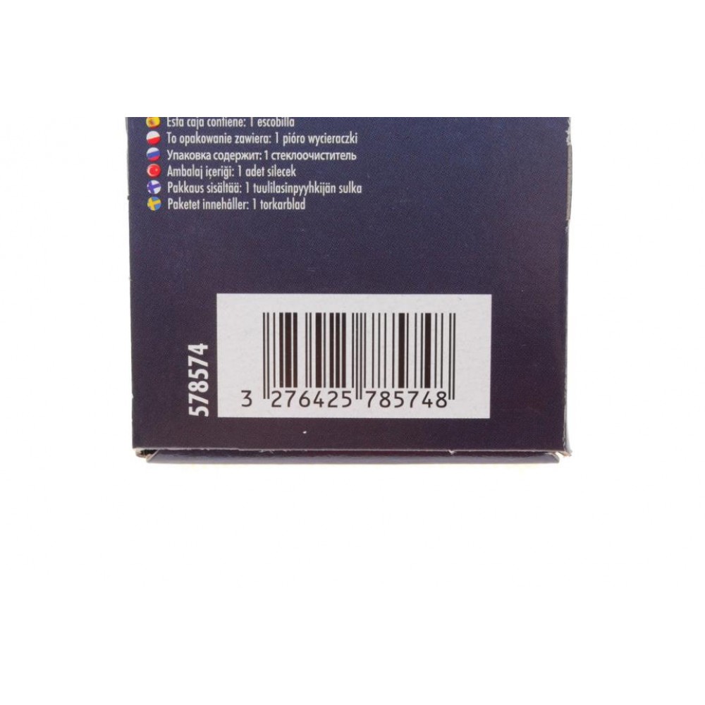 Щітка склоочисника (500mm) Audi A4/BMW 3 (E30/E36/E46)/Chevrolet Epica 76- (безкаркасна)