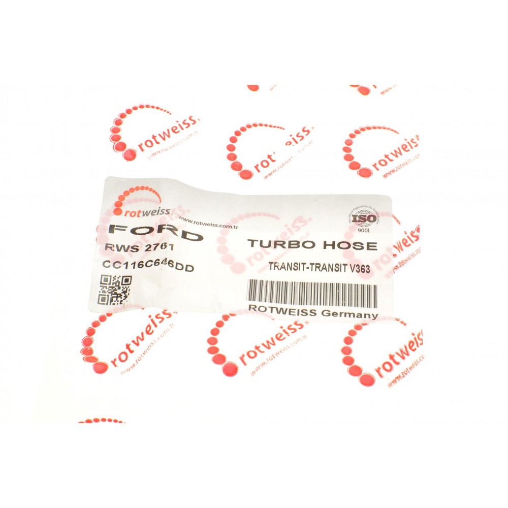 Патрубок інтеркулера Ford Transit 2.2TDCi 07- (короткий)