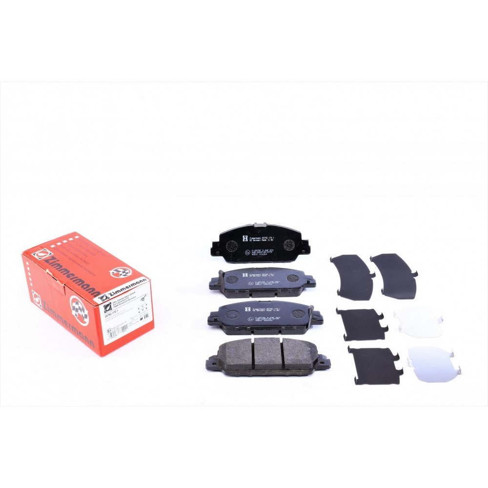 25792.170.1 ZIMMERMANN Комплект гальмівних колодок дисковий гальм