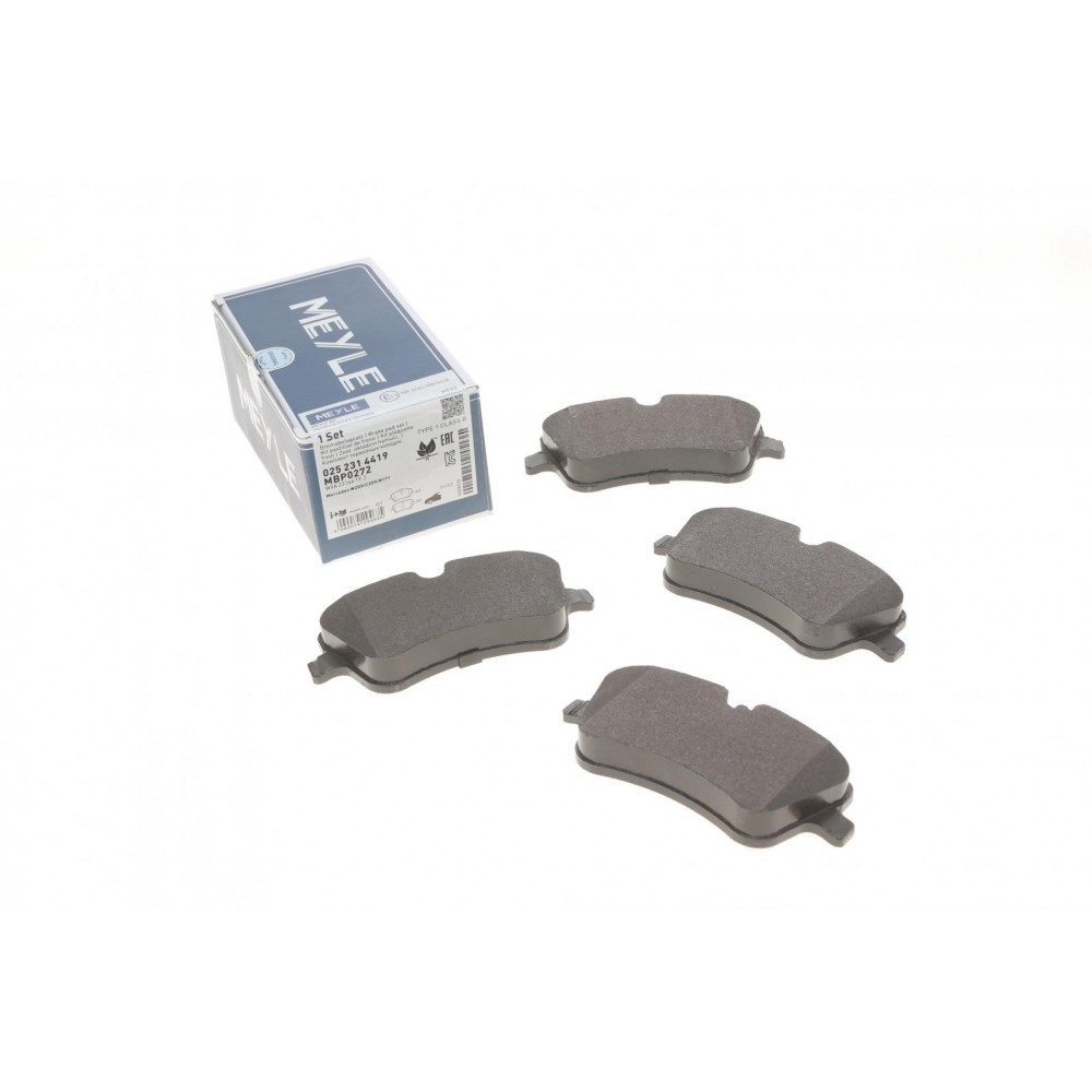 025 231 4419 MEYLE Комплект гальмівних колодок дисковий гальм