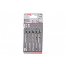 2608630030 Bosch Bosch Полотно пиляльне для електролобзика по дереву T101B, HCS лобзикова, 5шт 2608630030 Bosch Bosch Полотно пиляльне для електролобзика по дереву T101B, HCS лобзикова, 5шт