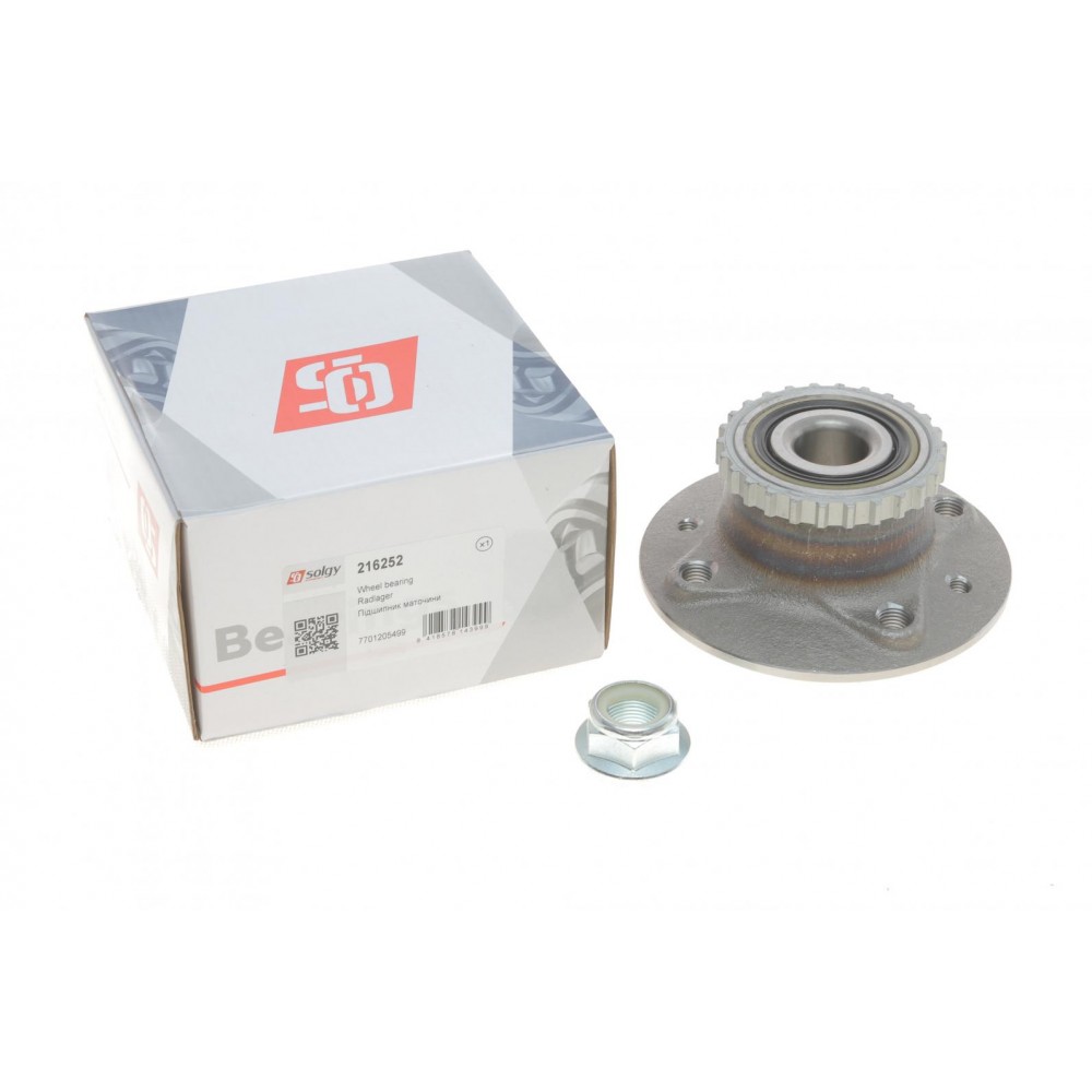 Підшипник маточини (задньої) Renault Kangoo 97- (+ABS)