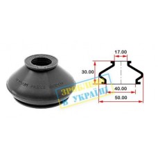 Пильник опори кульової рульового наконечника (універсальний) (40х17x30)