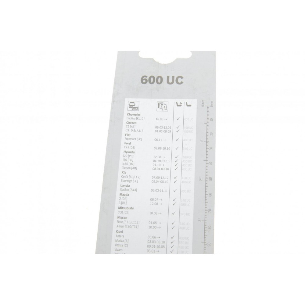 Щітка склоочисника (600мм) Iveco Daily/MB Sprinter/Opel Vivaro/Renault Trafic/VW T5 Eco