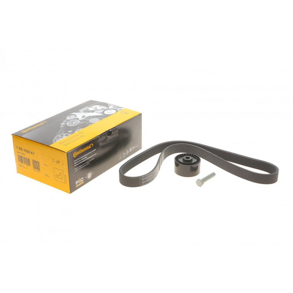 Комплект ременя генератора Renault Clio 05-14/Twingo 1.2 16V/TCe/Turbo 07- (7PK1035)